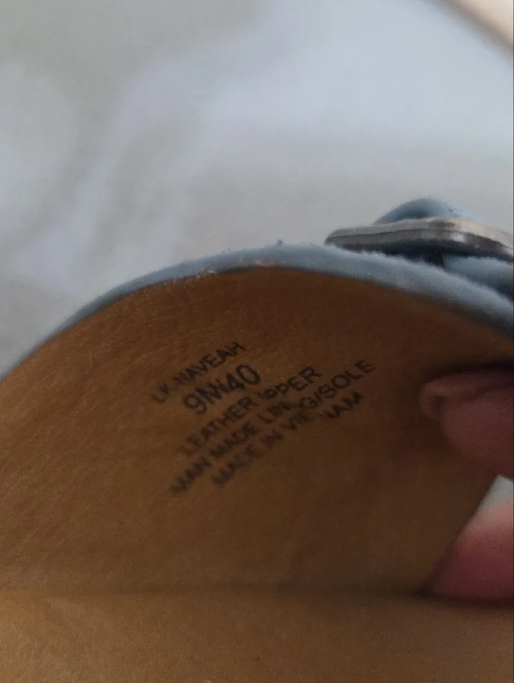 Lucky Brand Light Blue Leather 3
